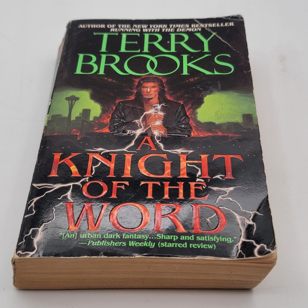 Terry Brooks A Knight of the Word Paperback‎ 1998 Del Rey Urban Fantasy Good